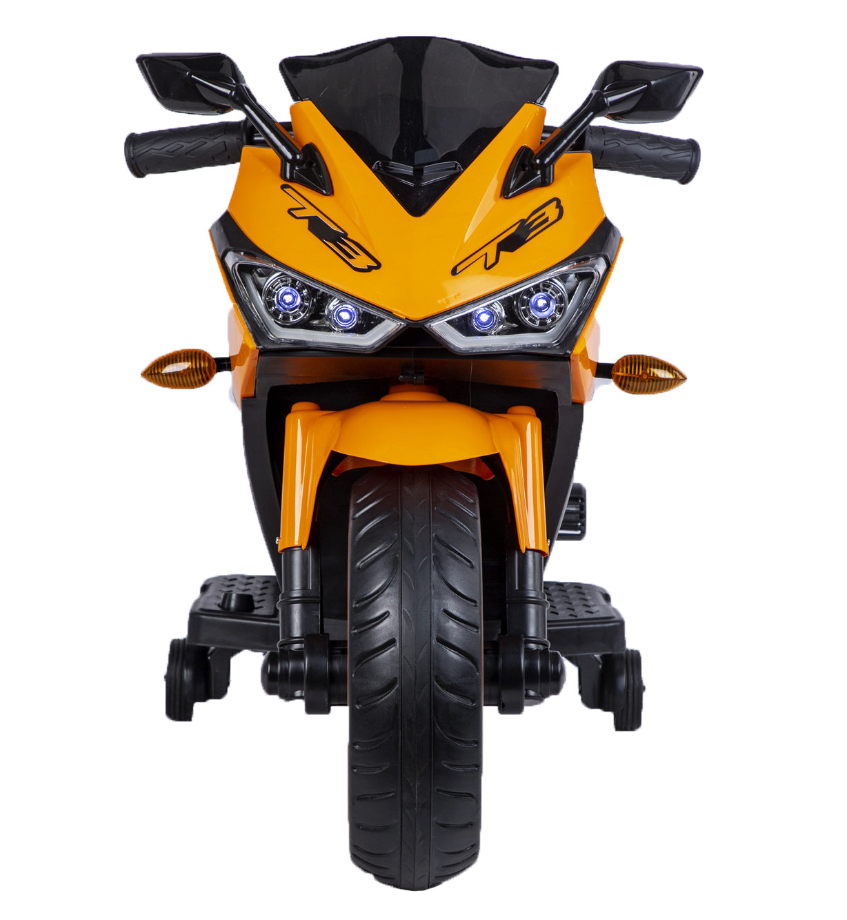 Electric motorcycle/ 12 V Kids toys motorcycle/Kids electric car/electric ride on toys for 3 4 5 6 years Boys Girls with Training Wheels/manual throttle/ drive by hand/Lighting wheels