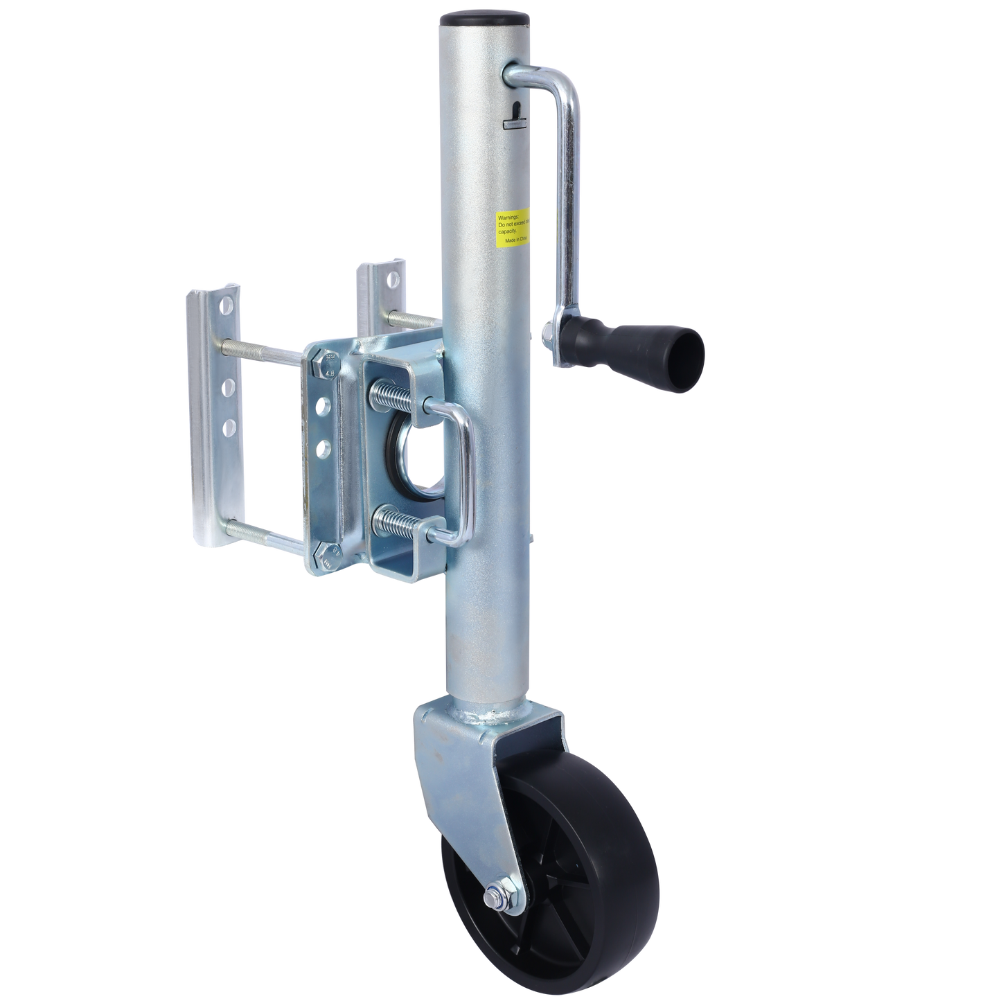 Trailer Jack, Boat Trailer Jack 32.8 in, Bolt-on Trailer Tongue Jack Weight Capacity 1000 lb, with PP Wheels and Handle for Lifting RV Trailer, Horse Trailer, Utility Trailer, Yacht Trailer