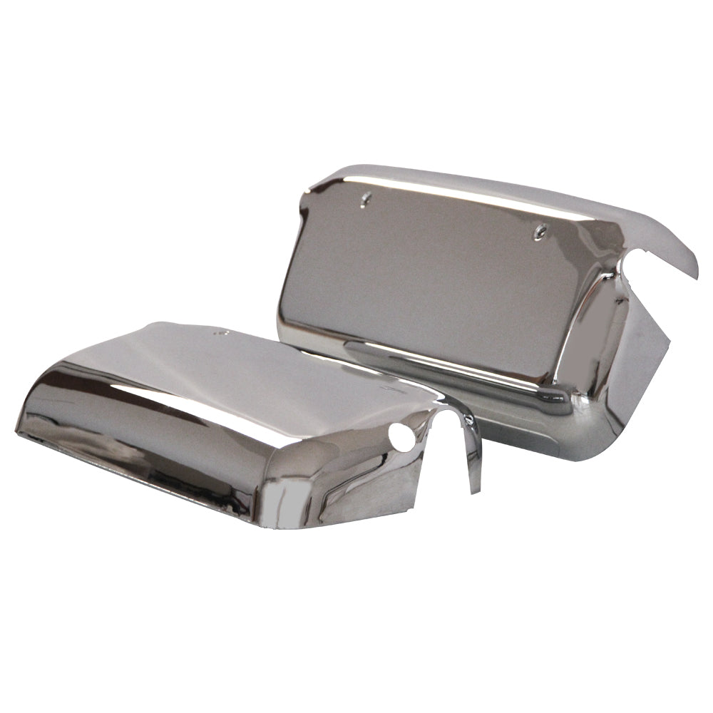 Chrome Door Mirror Covers Fit for 2005-2017 Freightliner Century & Columbia - Driver and Passenger Side