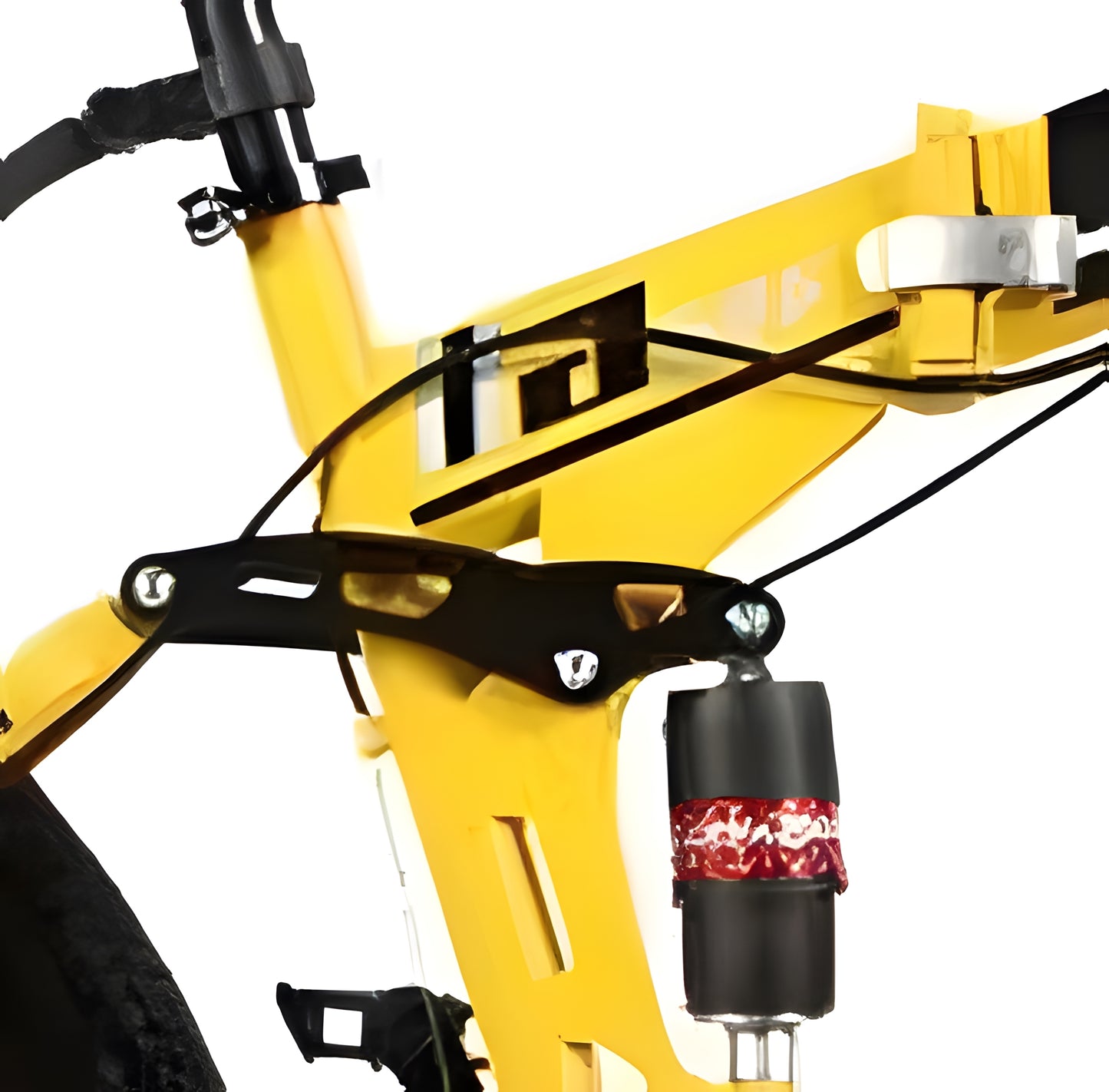 yellow Bike-26" Bike, 21 Speeds, High Carbon Steel, Detachable, Adjustable Seat, Chain Drive, 150kg Capacity, Dual Disc Brakes, Rigid Frame, Oil Spring Fork, Standard Type, Ordinary Pedals