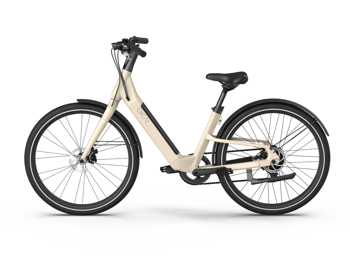 Electric Bike w/ 40 Miles Max Operating Range and 25 mph Max Speed - Desert Sand