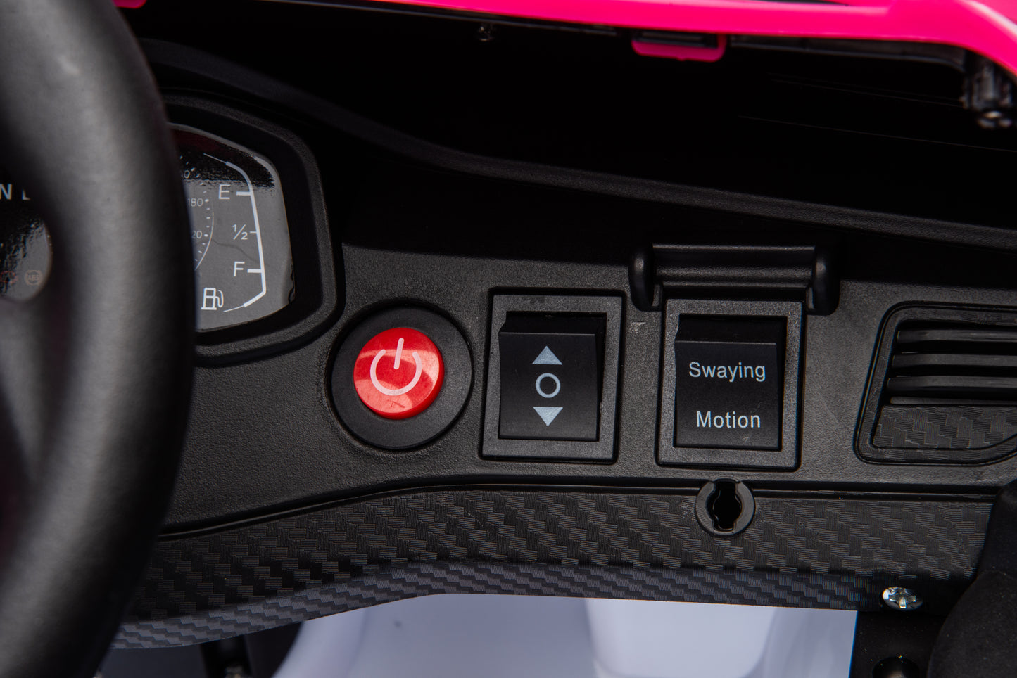 12V4A 20W*2 one button start, forward and backward, high and low speed, music, front light, power display, two doors can open, 2.4G R/C, seat belt four wheel absorber KIDS RIDE ON CAR