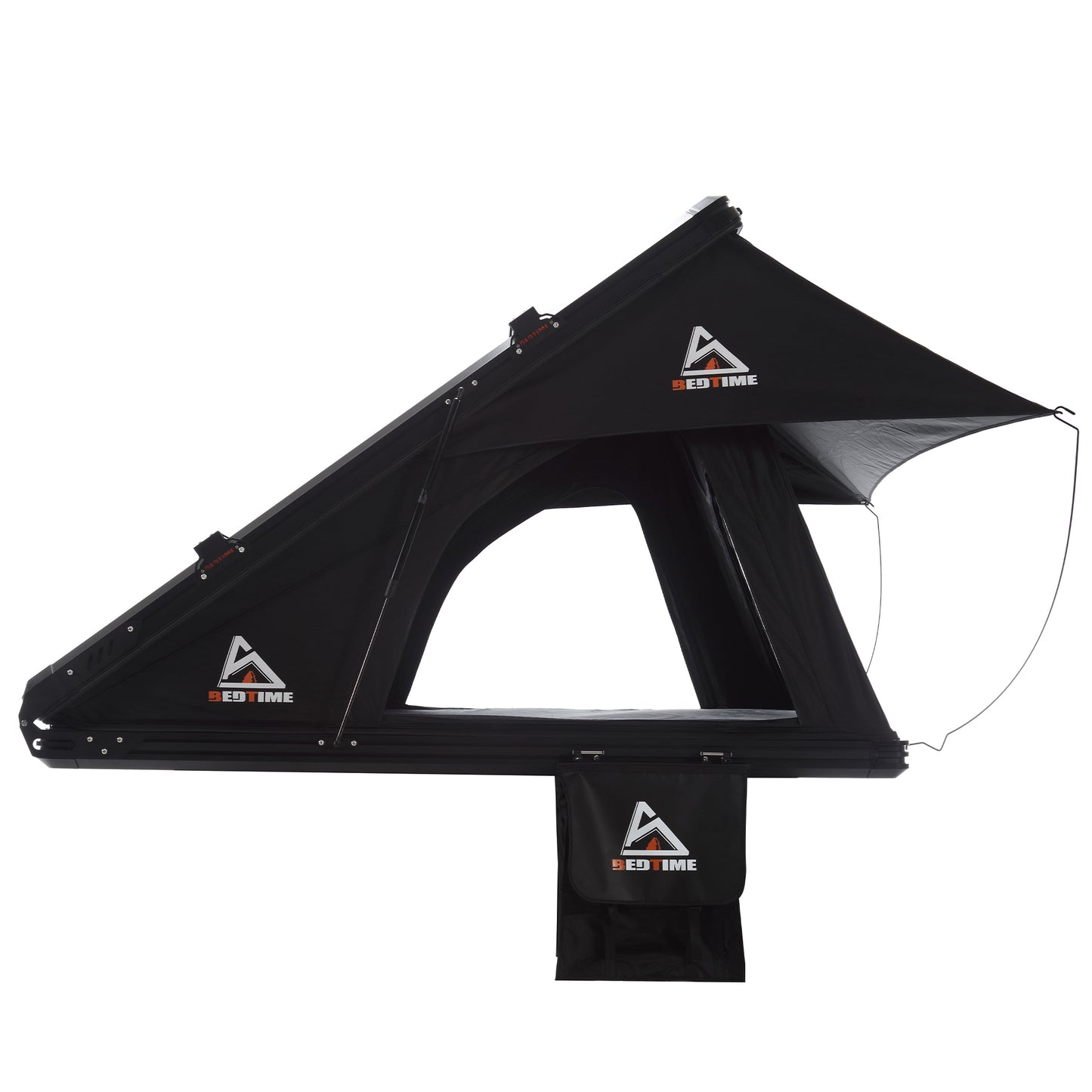 BEDTIME Hard Shell Rooftop Tent-Honeycomb aluminum,Hydraulic support,three second speed open,Roof rack,High rebound memory sponge mattress,Sturdy,Better ventilation For 2-3 people Car SUV Truck tent