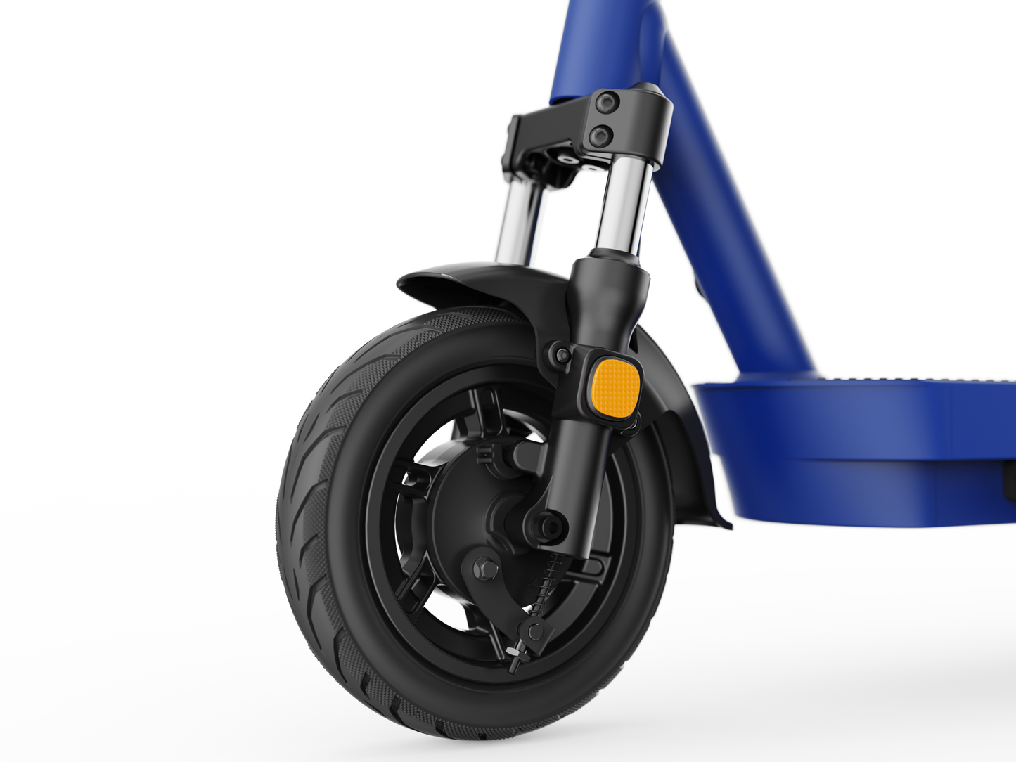 Dual-Suspension Electric Scooter w/ 43.5 Miles Max Operating Range & 24 mph Max Speed - Blue