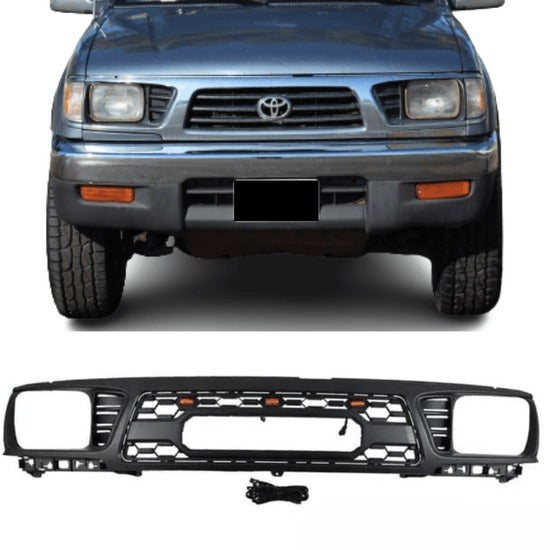 Front Grille For 1995-1997 Toyota Tacoma Trd Pro Grille W/Letters and Lights