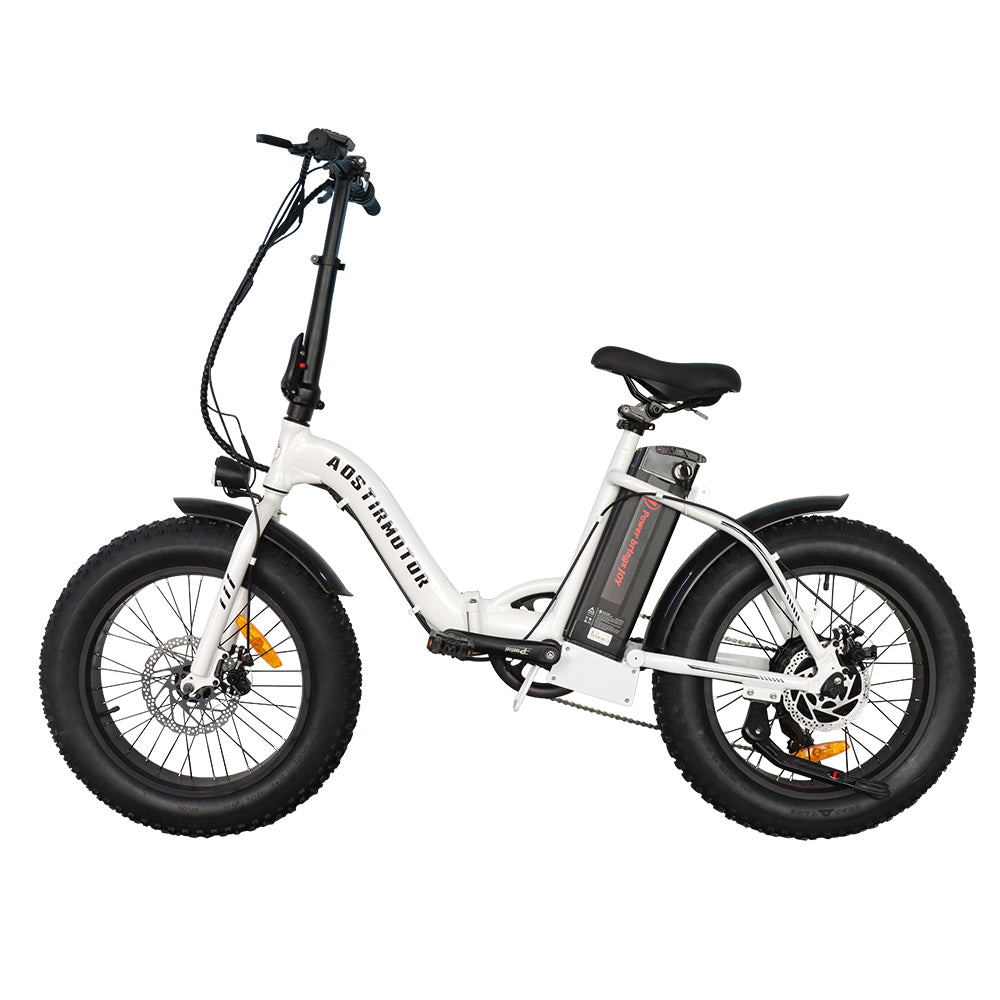 AOSTIRMOTOR G20 Folding Electric Bike Ebike Bicycle 500W Motor 20' Fat Tire With 36V/13Ah Li-Battery New Model