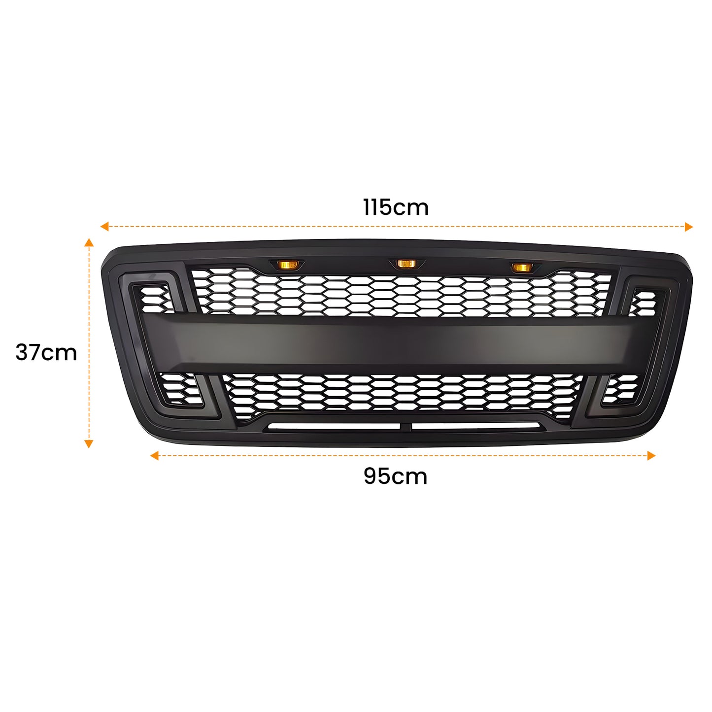 Front Grille Guard for 2004-2008 Ford F150 with LED Lights
