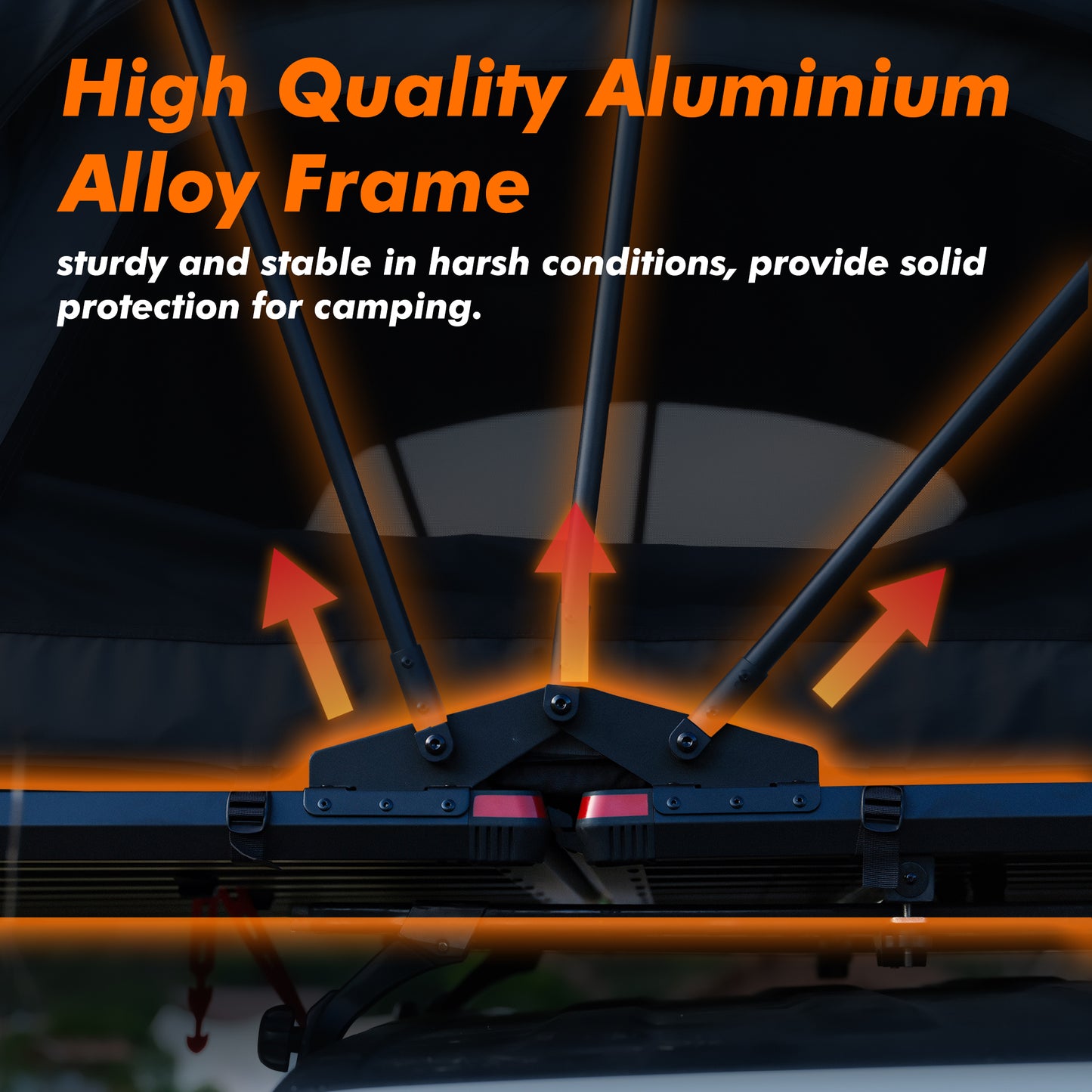 ILANDER Lite Cruiser Roof Top Tent 140cm, Entry level Overland Aluminium Fold Out Style Car Roof Tent for Sedan Van SUV Truck Camping Waterproof,Windproof ,Sturdy