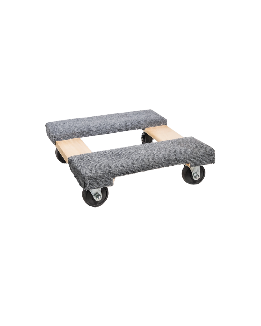 Hardwood Dolly 16' x 16' with Carpet 3' Hard Rubber Wheels