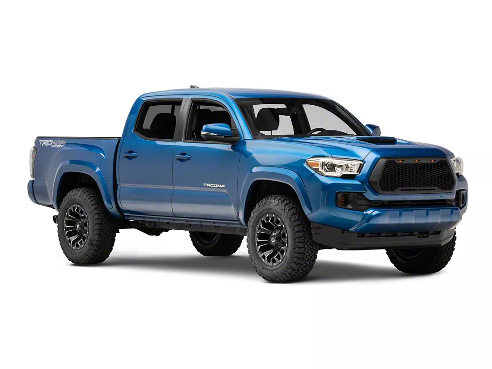 Black Mesh Grille For Toyota tacoma 2016 -2023 Not Fit Truck with Radar Behind the Badge