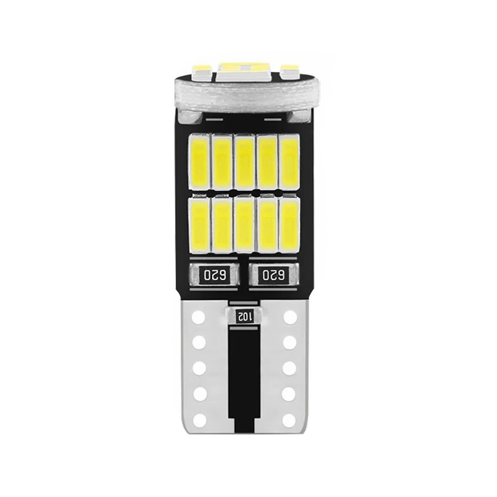 4/10pcs T10 W5W 194 501 Led Canbus No Error Car Interior Light 26 SMD 4014 Chip Pure White Instrument Lights Bulb Lamp