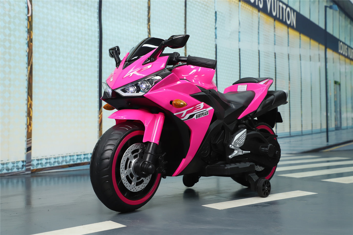 kids motorcycle,12V motorcycle for kids 3 4 5 6 years Boys Girls 12v7ah kids motorcycle ride on toy with Training Wheels/manual throttle/ drive by hand /Lighting wheels