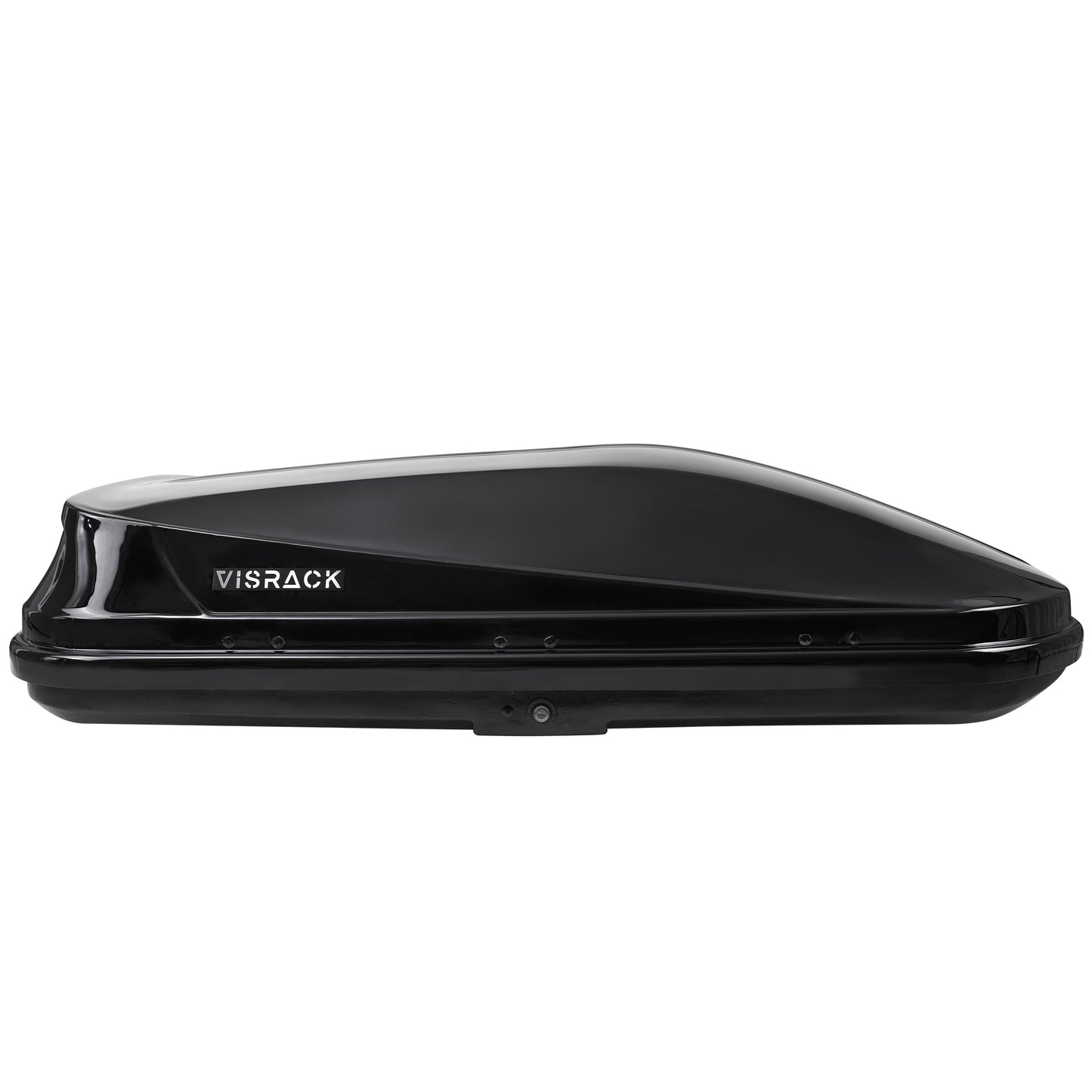 VISRACK Hard Shell Roof Cargo Carrier with Security Keys, Roof Box, Cargo Box, 62 (L) x 31 (W) x 15(H) Inches, 14 Cubic Feet (Tool-Free Install), BLACK