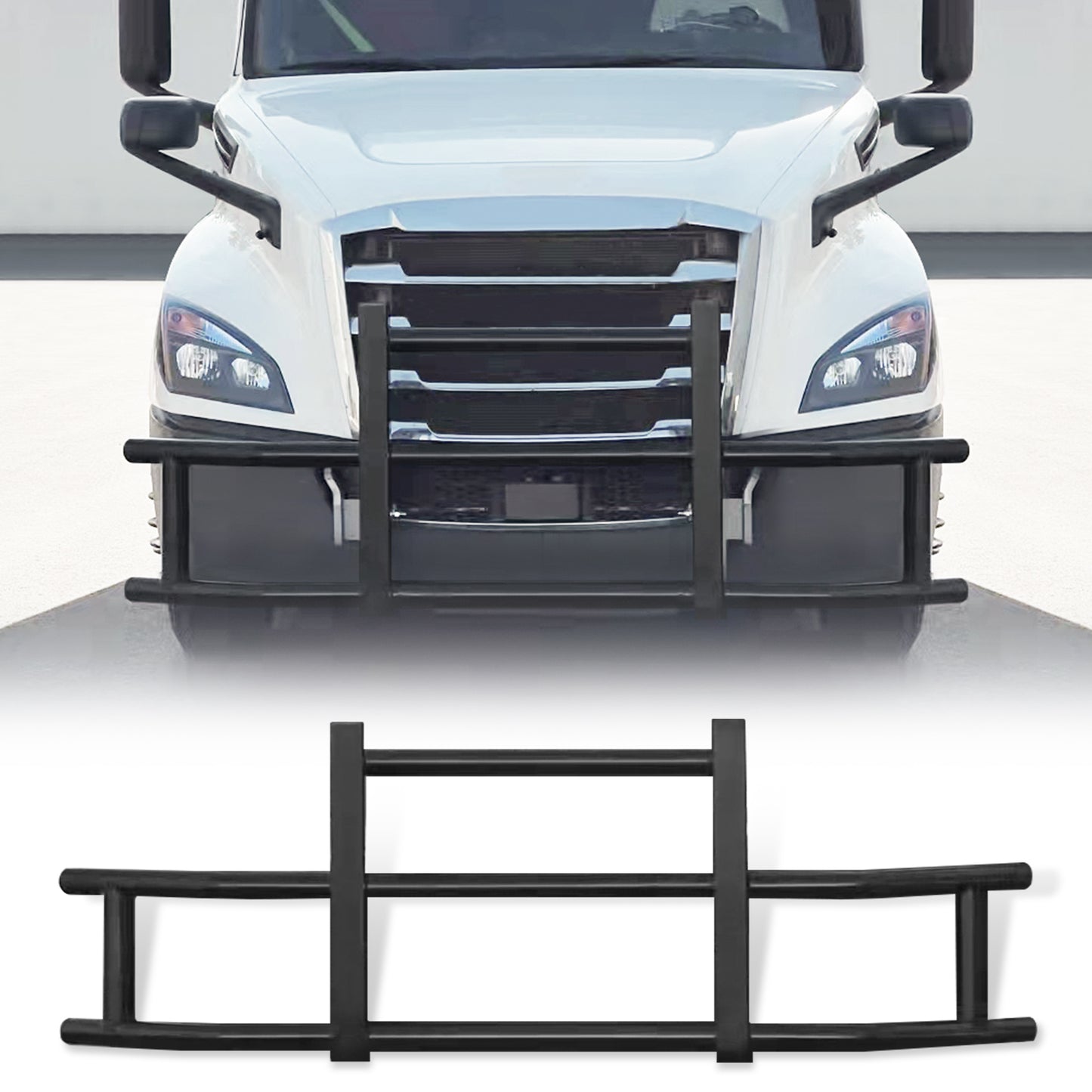 Iron Integrated Deer Guard Bumper IR76F889 (IR04)