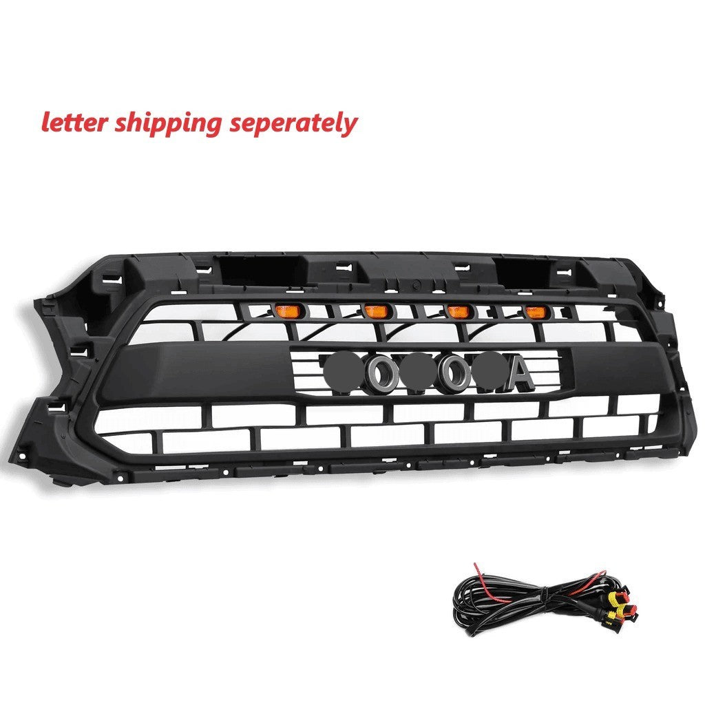 Front Grille For 2012 2013 2014 2015 2nd Gen Toyota Tacoma Trd Pro Grill With Amber Lights Matte Black