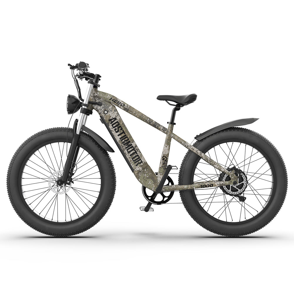 E-bike 26'1000W Electric Bike 52V 20Ah battery SAMSUNG All-terrain EBike Mountain Bicycle(Camouflage)