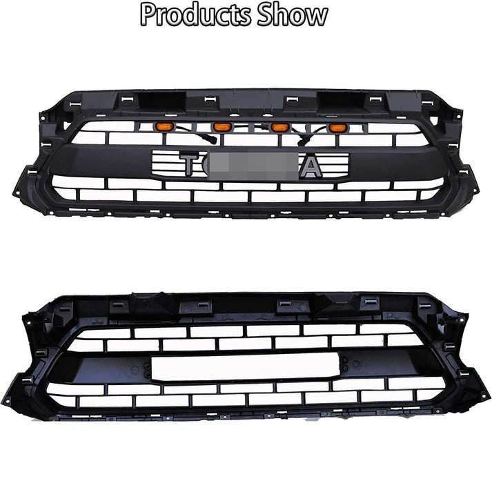 Front Grille For 2012 2013 2014 2015 2nd Gen Toyota Tacoma Trd Pro Grill With Amber Lights Matte Black