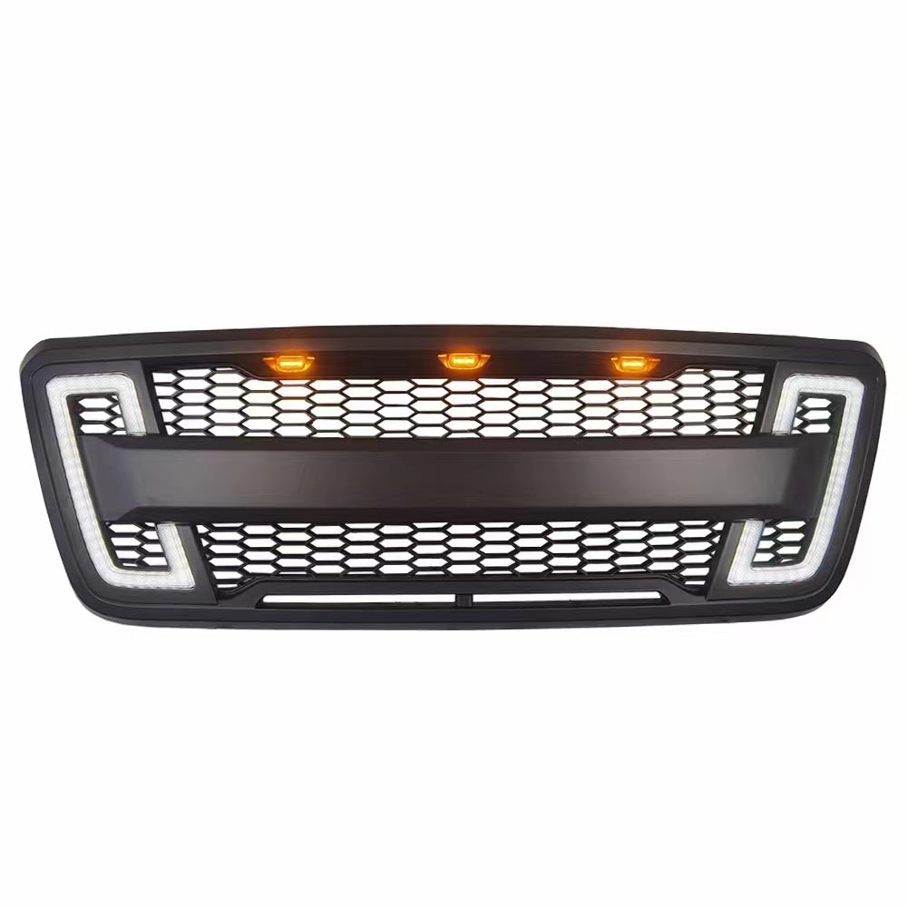 Front Grille Guard for 2004-2008 Ford F150 with LED Lights