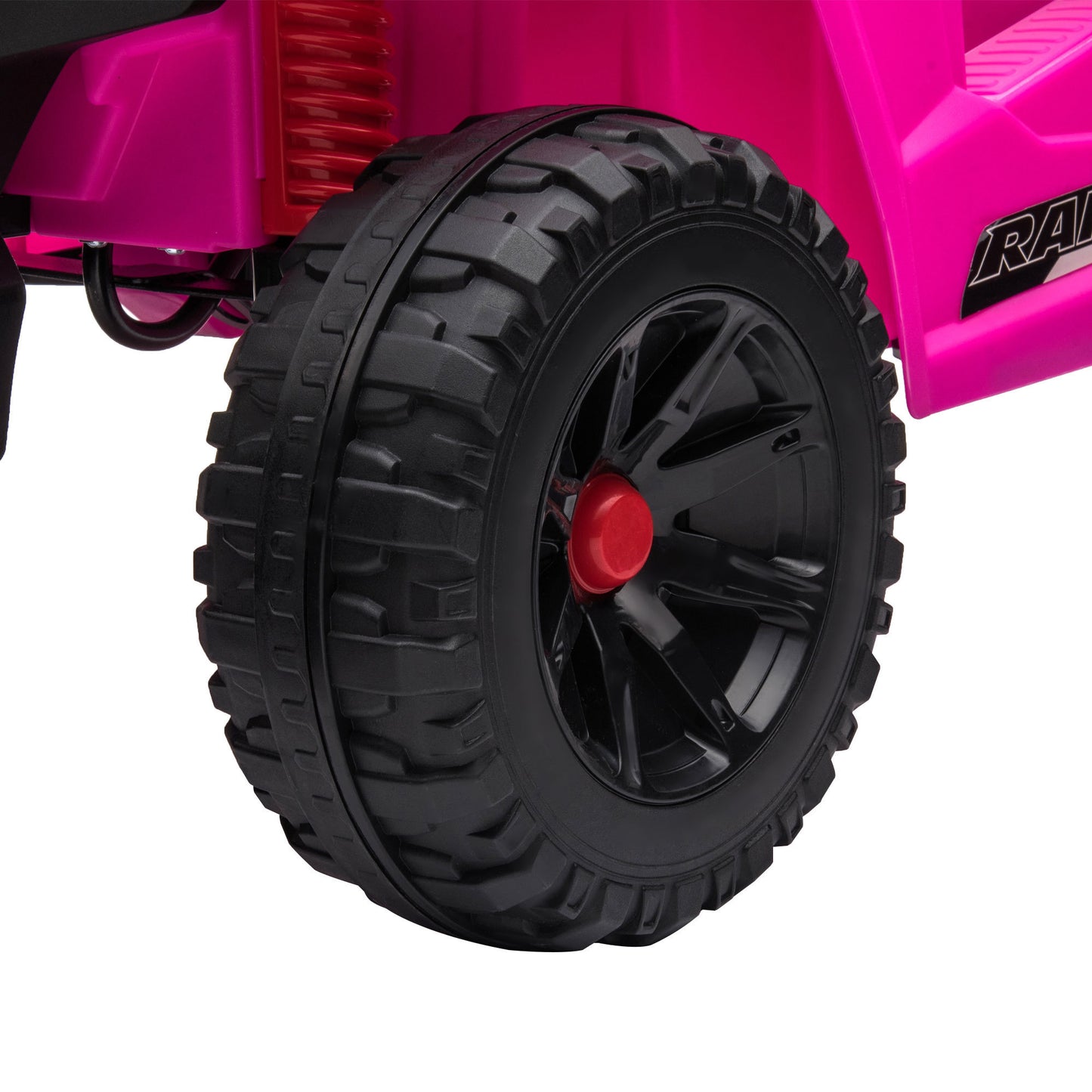 12V kids Ride On Mini UTV, Electric Car with Front LED Lights and Horn, Single Seat with a Safety Belt, Forward/Reverse Function