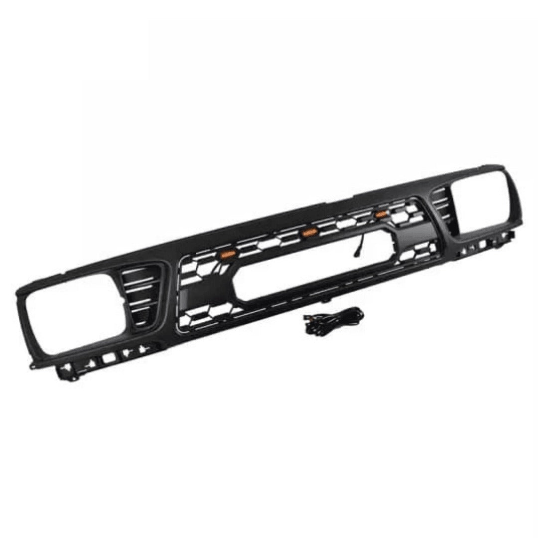 Front Grille For 1995-1997 Toyota Tacoma Trd Pro Grille W/Letters and Lights