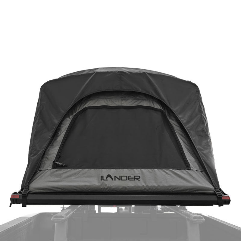ILANDER Lite Cruiser Roof Top Tent 140cm, Entry level Overland Aluminium Fold Out Style Car Roof Tent for Sedan Van SUV Truck Camping Waterproof,Windproof ,Sturdy