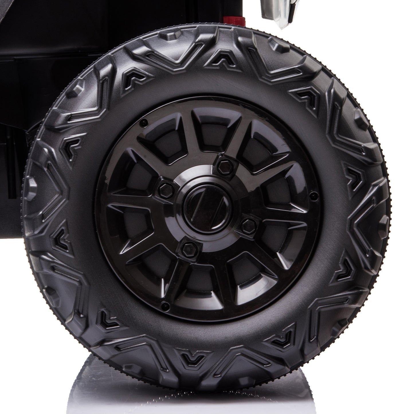 12V Dual Motor Kids Electric Ride-on UTV Toy, Batter Powered Truck with Forward and Reverse Function, Headlights, MP3/USB Music Connection, Suspension, & Remote Control, Red