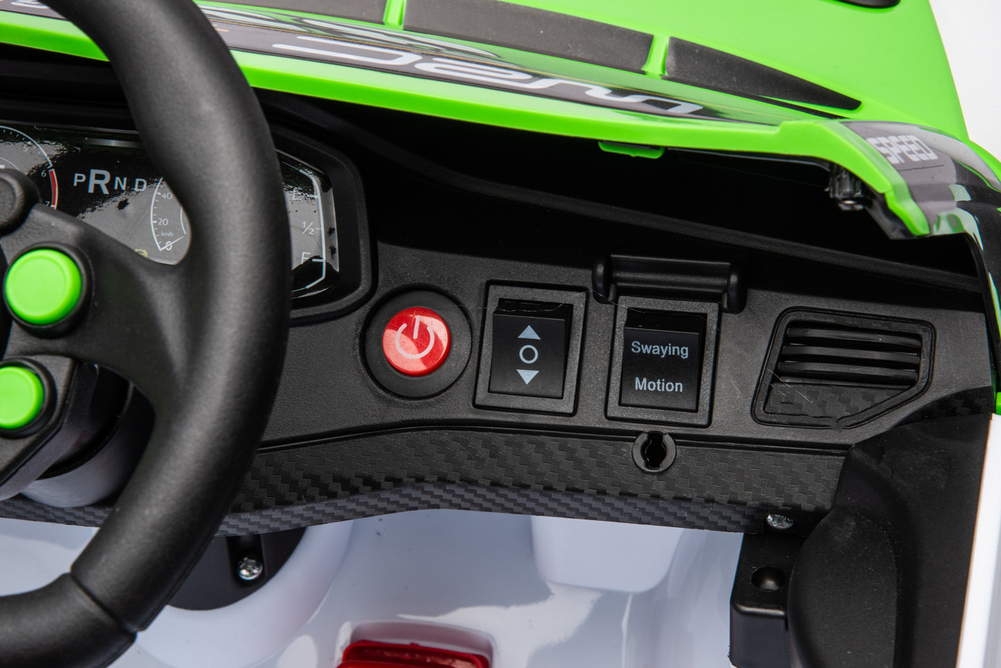 12V4A 20W*2 one button start, forward and backward, high and low speed, music, front light, power display, two doors can open, 2.4G R/C, seat belt four wheel absorber KIDS RIDE ON CAR
