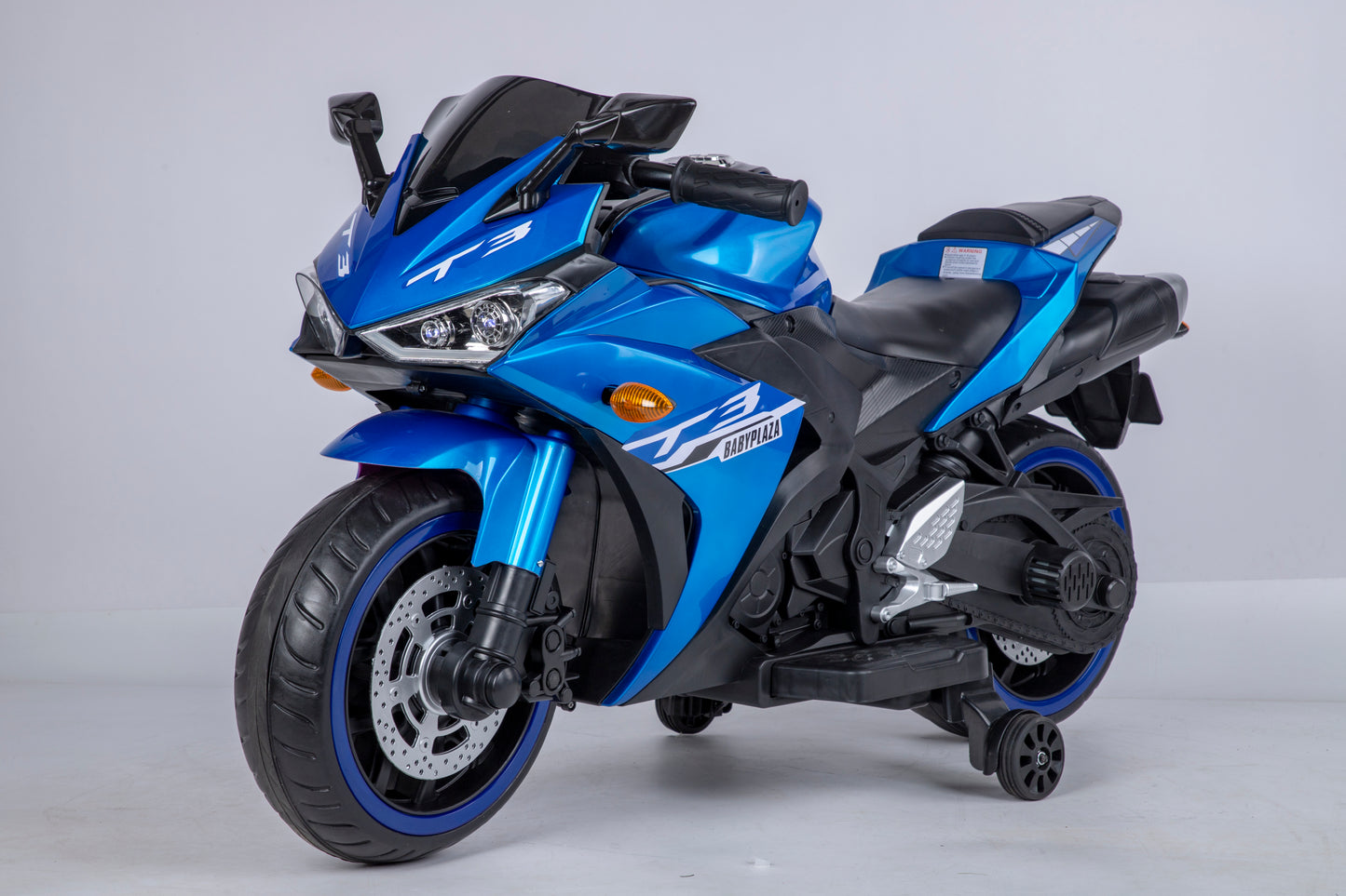 kids motorcycle, 12V motorcycle for kids 3 4 5 6 years Boys Girls 12v7ah kids motorcycle ride on toy with Training Wheels/manual throttle/ drive by hand /Lighting wheels