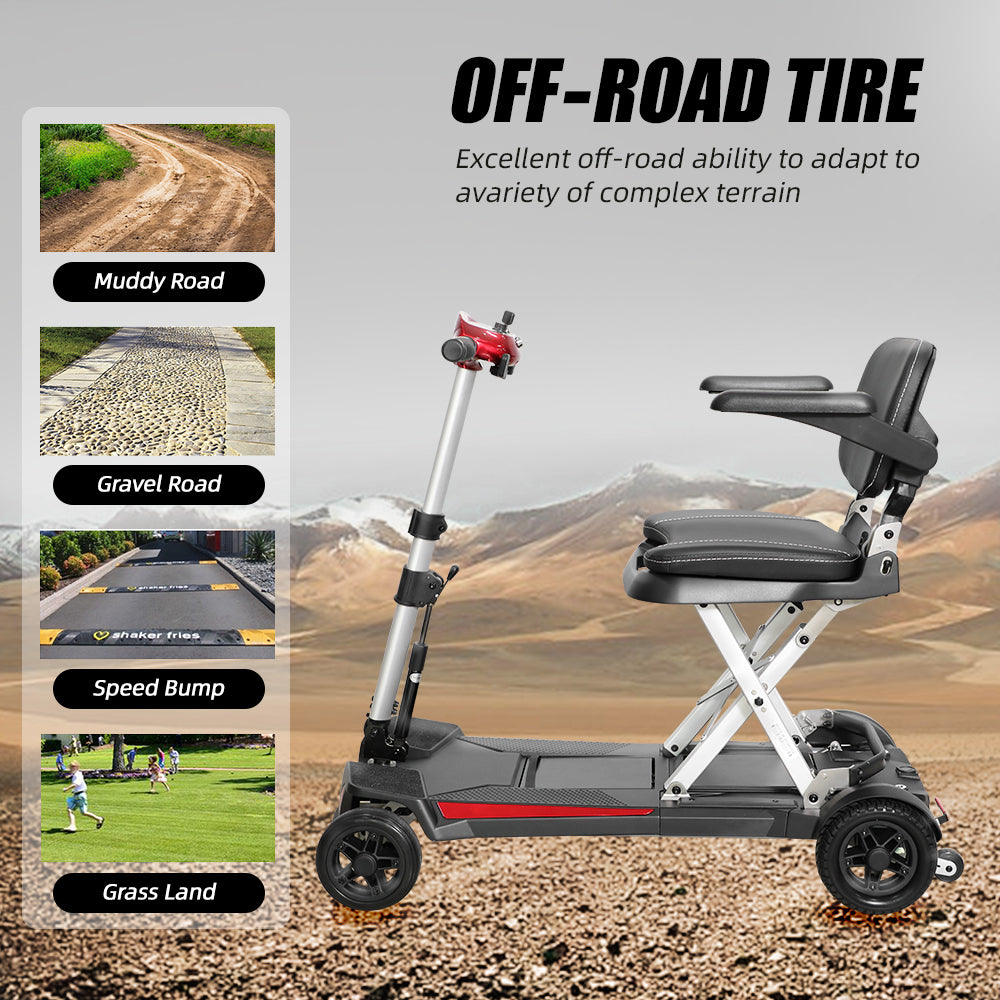 Manaul Folding Scooter M2085 Red For Senior's Easy Travel With Competitive Price