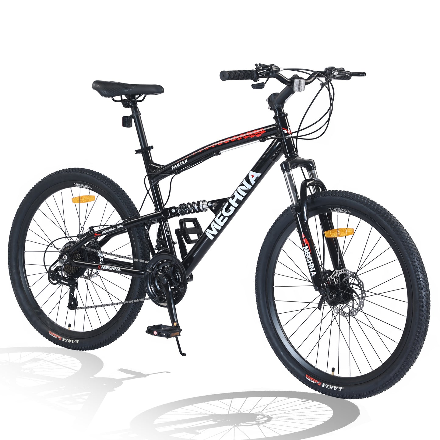 26 inch Mountain Bike 21-Speed Dual Suspension Aluminum Alloy Frame For Men and Women's Bike