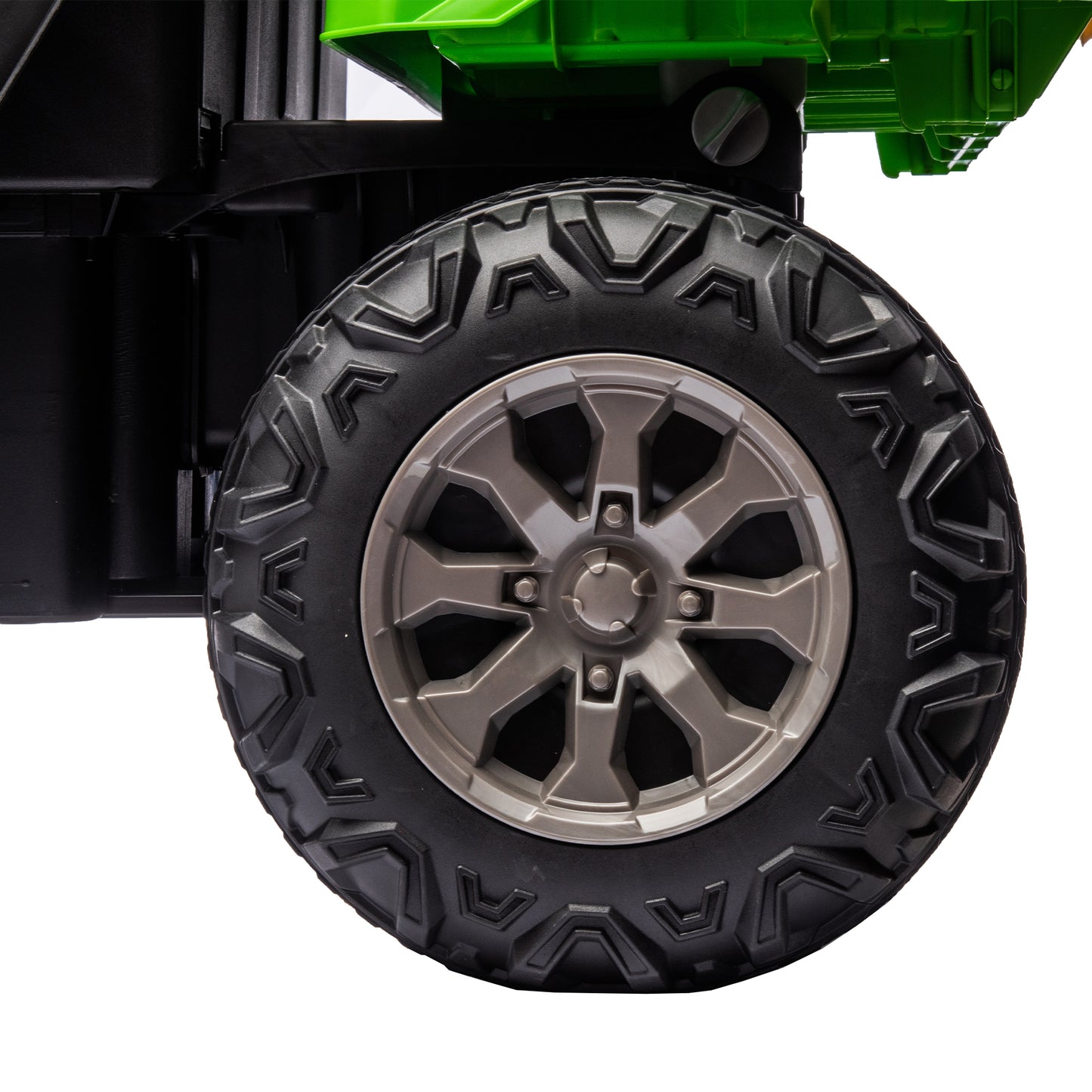 24V Ride On Truck 2 Seater Ride On UTV with 2x200W Motor Ride On Dump Truck with Dump Bed/Shovel Ride On Car with Remote Control Electric Vehicle with Non-slip tyre for Boys Girls
