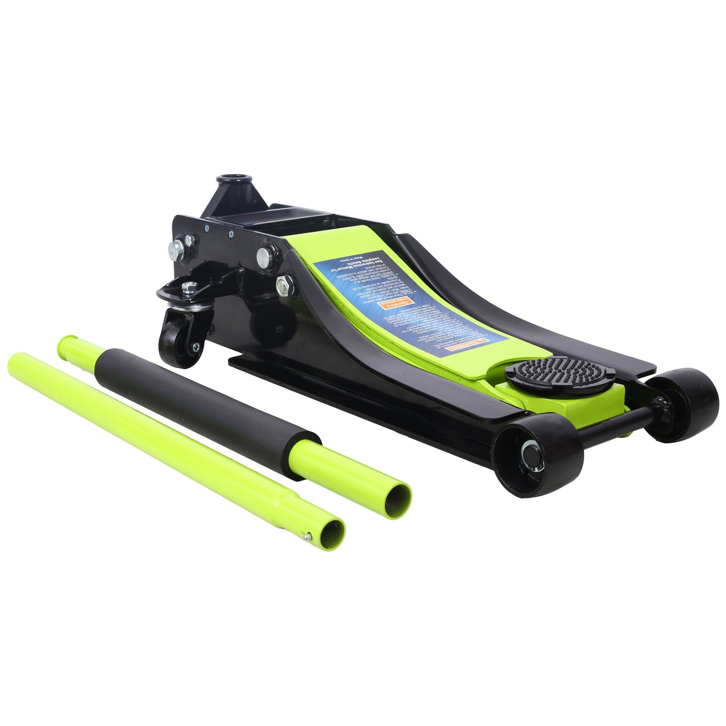 Floor Jack, 3.5 Ton Low Profile Floor Jack, Heavy-Duty Steel Racing Floor Car Jack with Dual Piston Quick Lift Pump, Truck Hydraulic Jack(3.5T Dual Pump 4'-21')