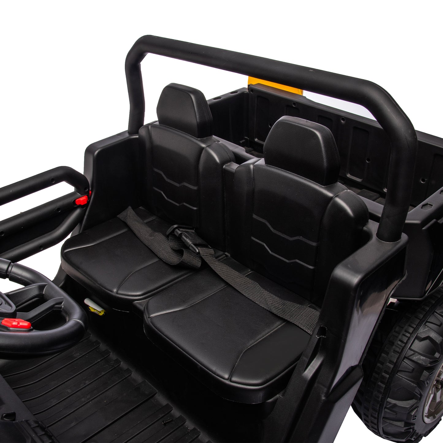 24V Ride On Truck 2 Seater Ride On UTV with 2x200W Motor Ride On Dump Truck with Dump Bed/Shovel Ride On Car with Remote Control Electric Vehicle with Non-slip tyre for Boys Girls