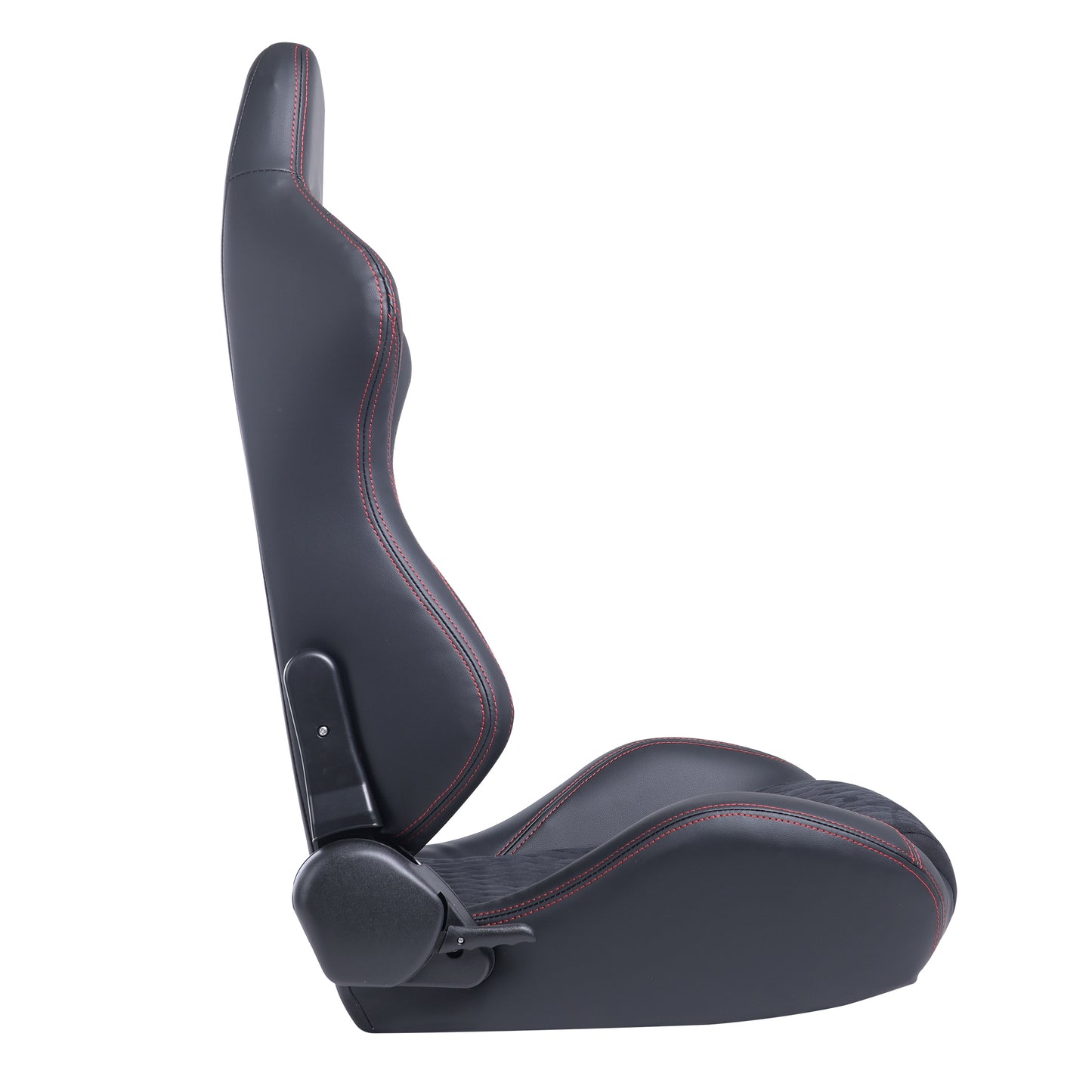 RACING SEAT HIGH QUALITY PVC WITH SUADE MATERIAL DOUBLE SLIDER 2PCS