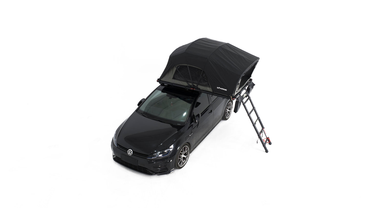 ILANDER Lite Cruiser Roof Top Tent 120cm, Entry level Overland Aluminium Fold Out Style Car Roof Tent for Sedan Van SUV Truck Camping Waterproof,Windproof ,Sturdy