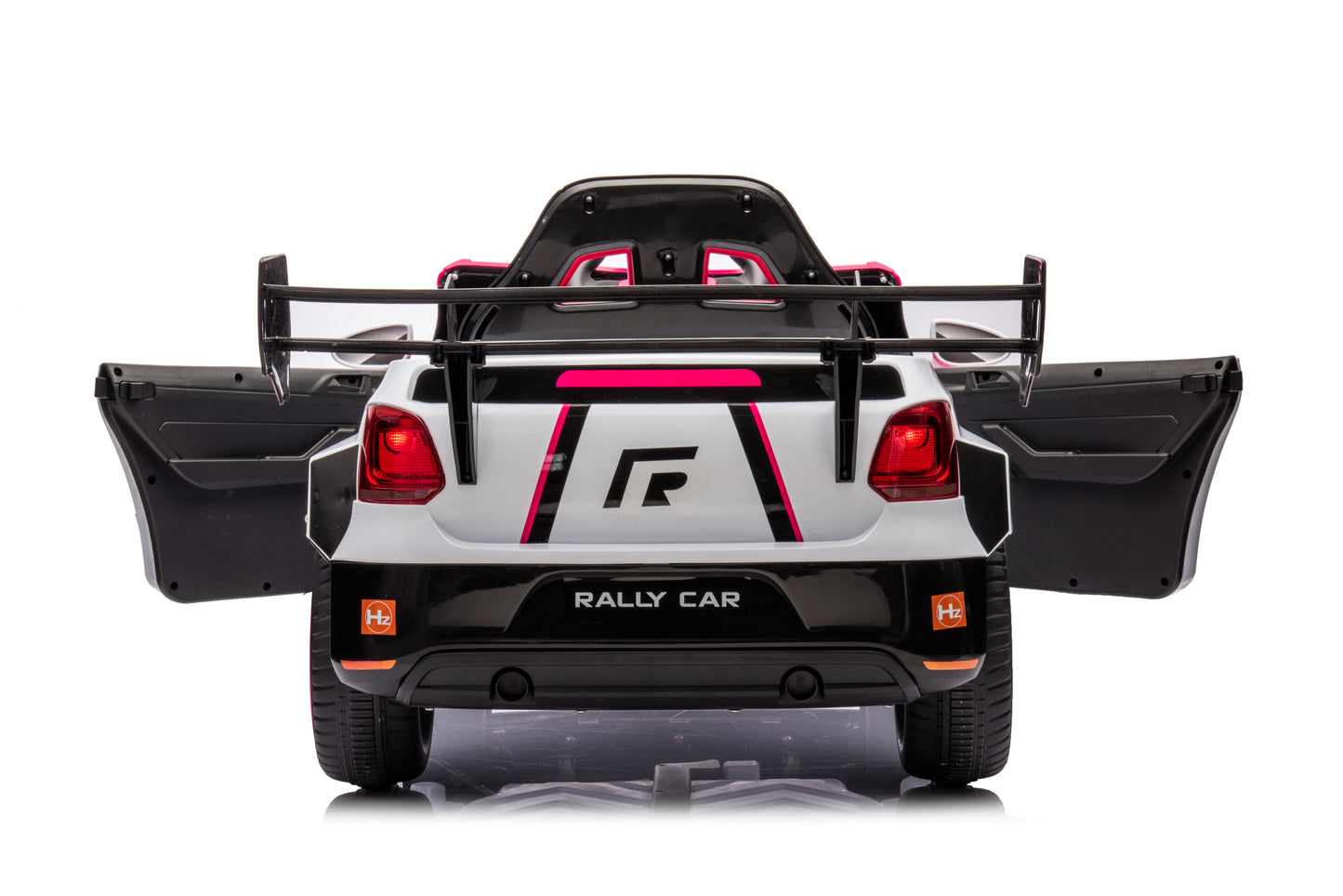 12V4A 20W*2 one button start, forward and backward, high and low speed, music, front light, power display, two doors can open, 2.4G R/C, seat belt four wheel absorber KIDS RIDE ON CAR
