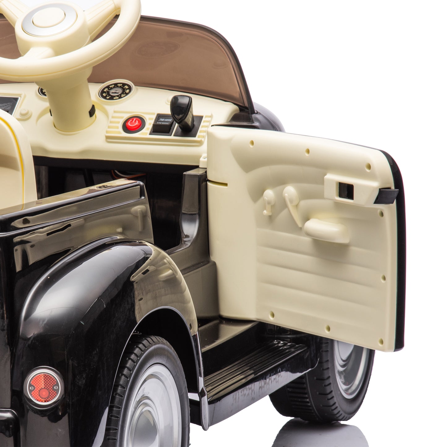 12V Kids Ride On truck car w/parents control, Licensed Chevrolet 3100 pickup,electric car for kid,Vintage modeling,3 speeds,LED Lights,Bluetooth,USB,High-power up to 3.11 MPH,age 3+