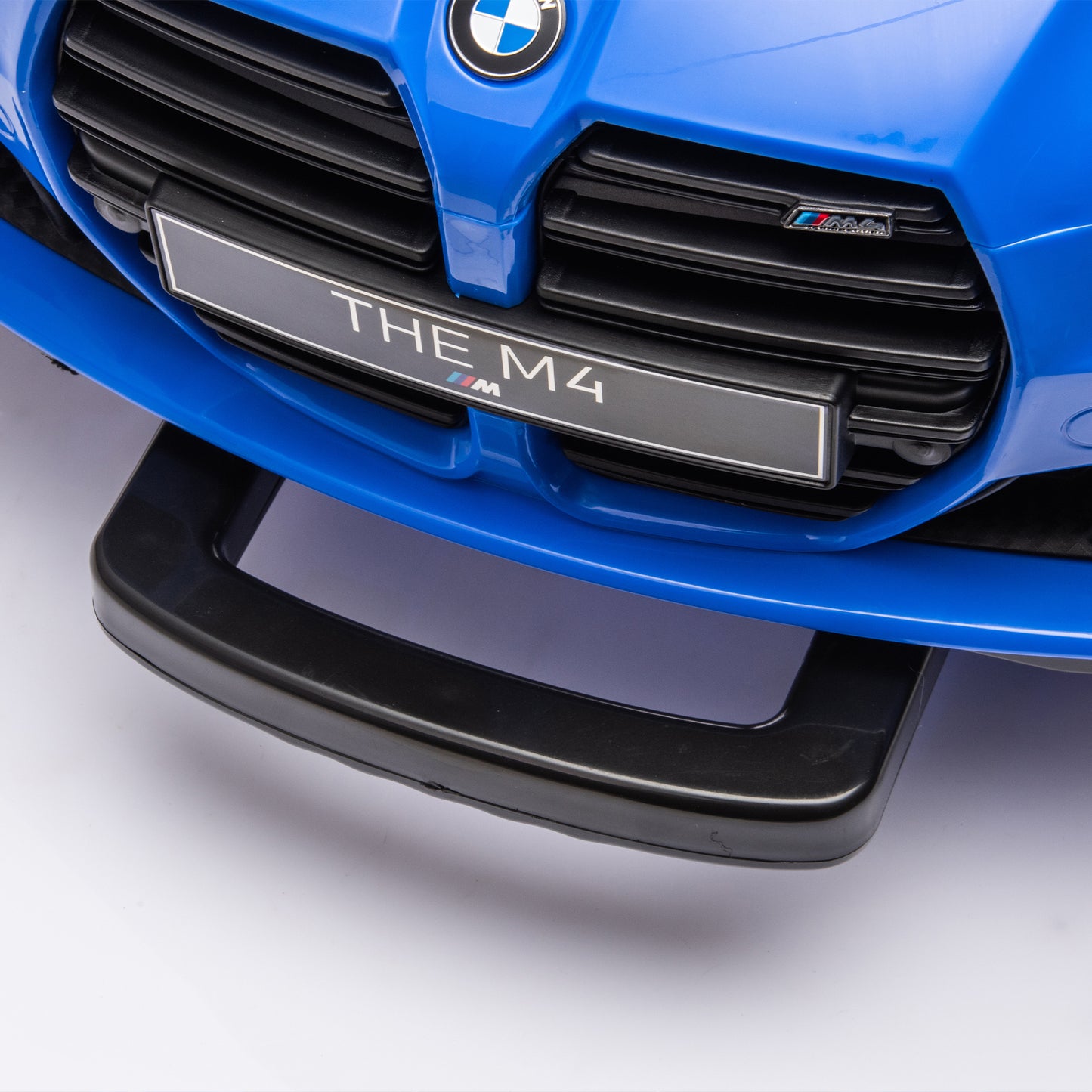BMW M4 12v Kids ride on toy car 2.4G W/Parents Remote Control,Three speed adjustable,Power display, USB,MP3 ,Bluetooth,LED light,story,A handle with wheels and a pull, easy to carry