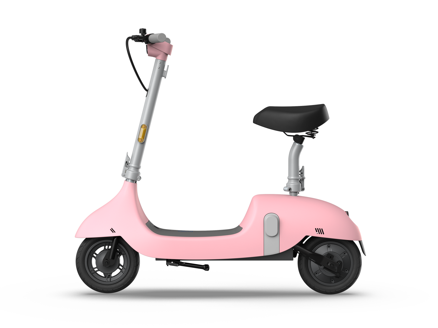 Electric Scooter with Foldable Seat w/35 Miles Operating Range & 15.5mph Max Speed - Pink