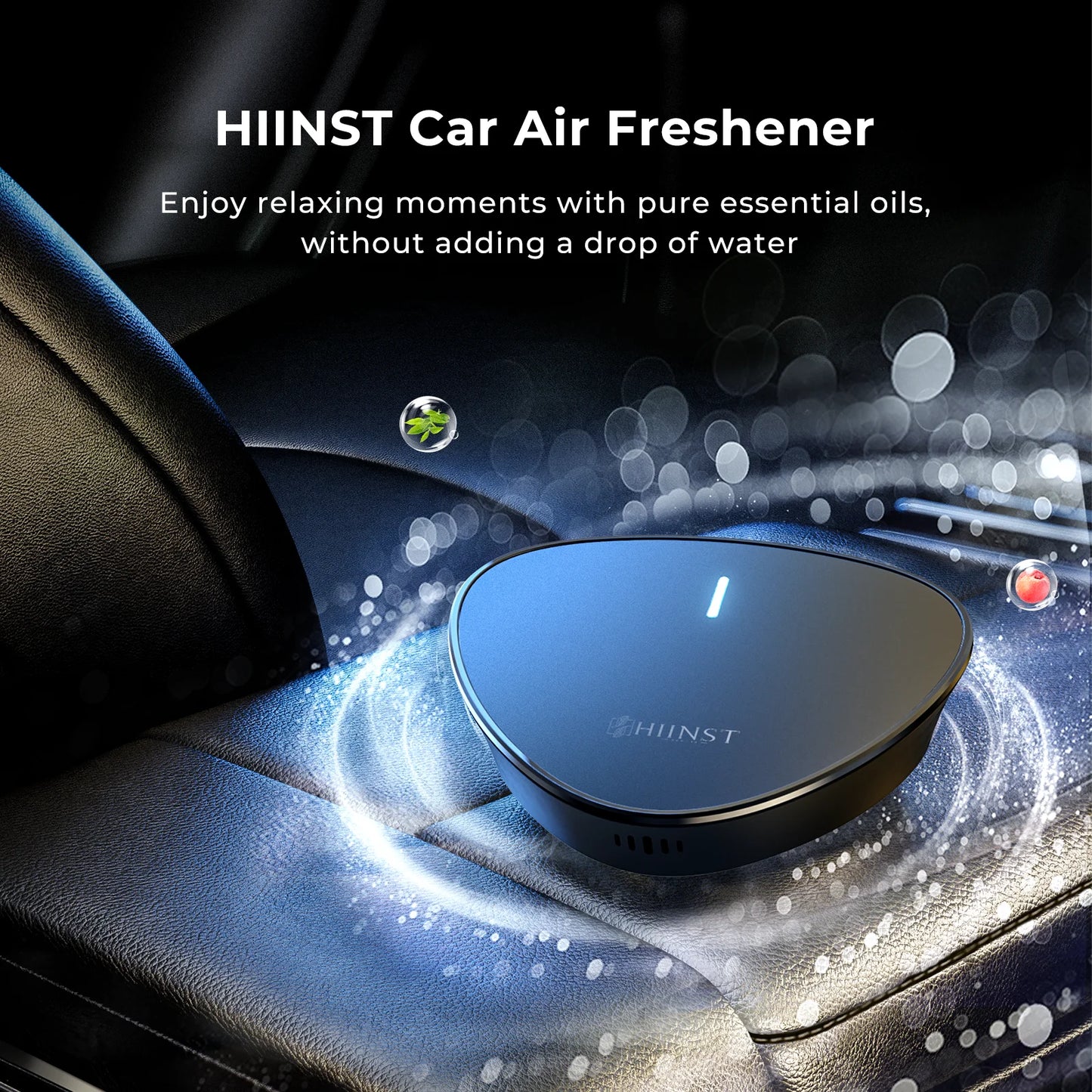 HIINST Luxury USB Rechargeable Battery Aromatherapy Car Air Freshener Machine Aroma Diffuser Smart Sensor Autorun With Car