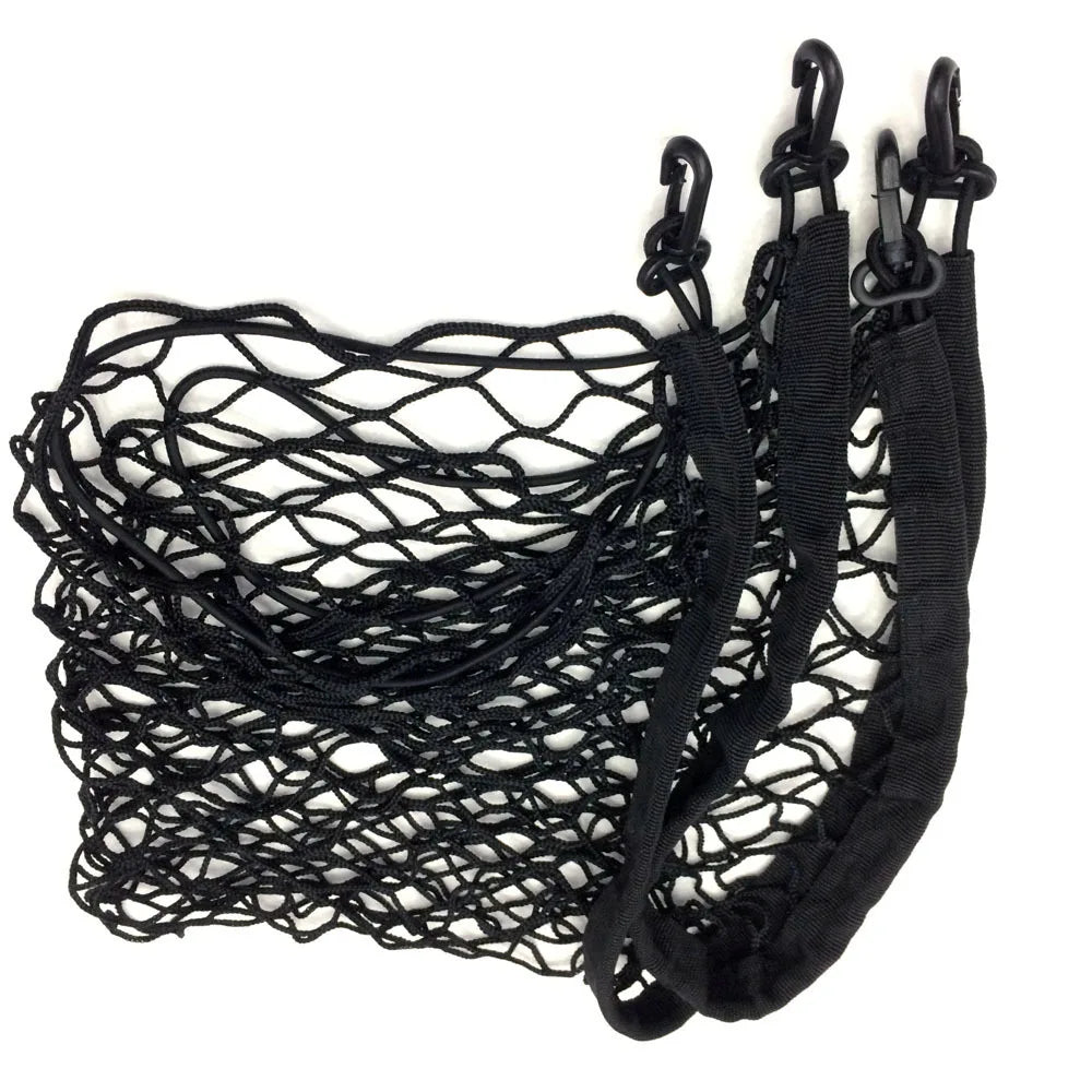 Adjustable 70*110 CM Universal Car Trunk Luggage Storage Cargo Net - Universal Stretchable Truck Net with 4 Hooks