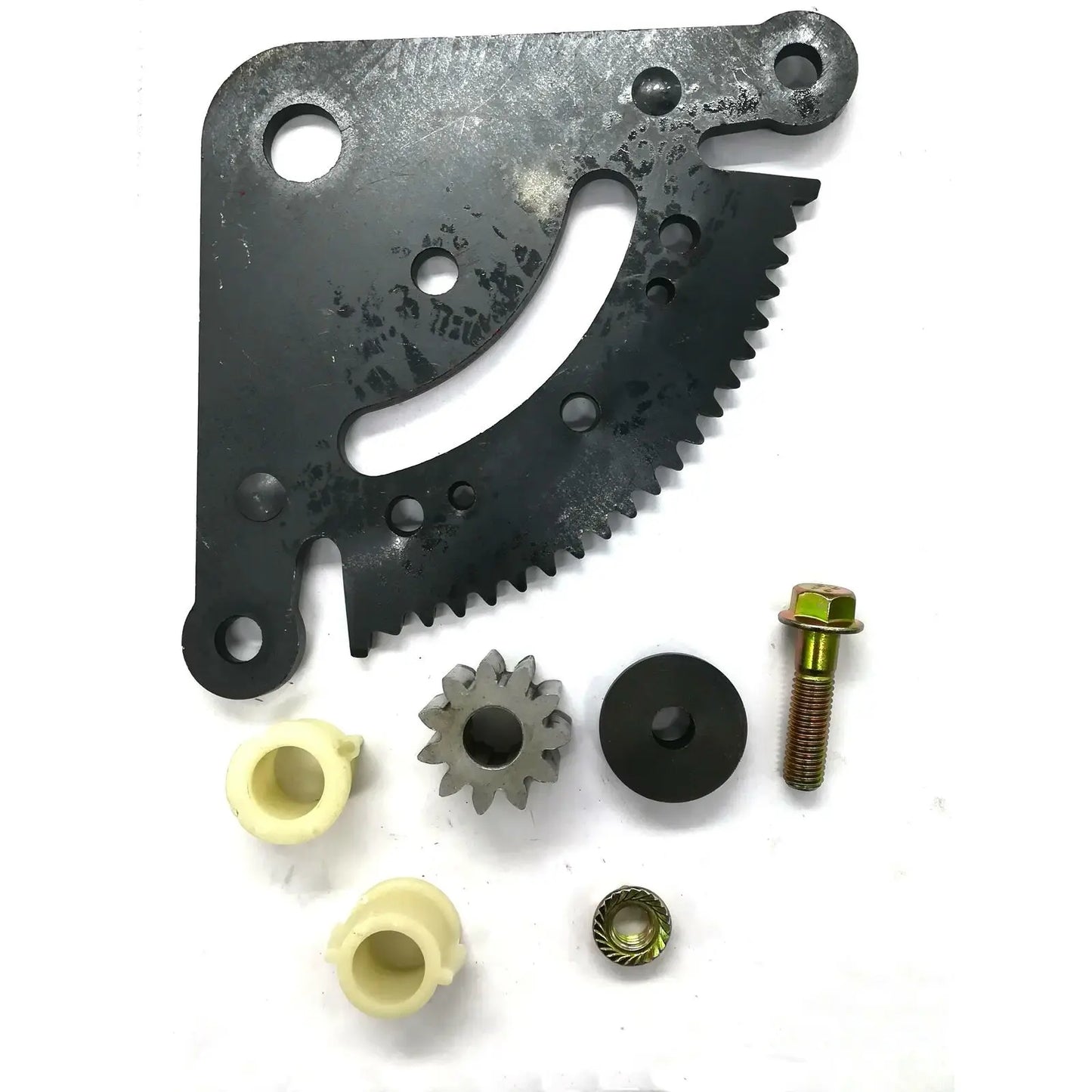 Steering Sector & Pinion Gear W/Bushings for John Deere LA130 LA135 LA140 LA145