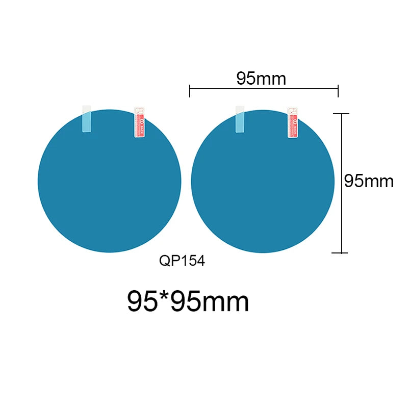 2 Pcs Car Sticker Rainproof Film For Car Rearview Mirror Car Rearview Mirror Rain Film Clear Sight In Rainy Days Car Film Car Rain Film