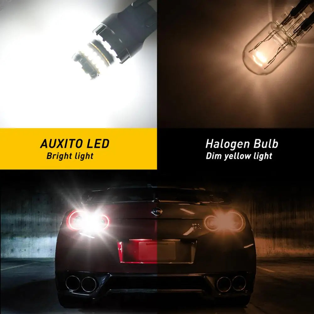 2Pcs T20 W21/5W 7443 7440 LED Canbus Light For Lada Kalina Granta Vesta DRL W21W WY21W LED Bulbs 6500K White Super Bright