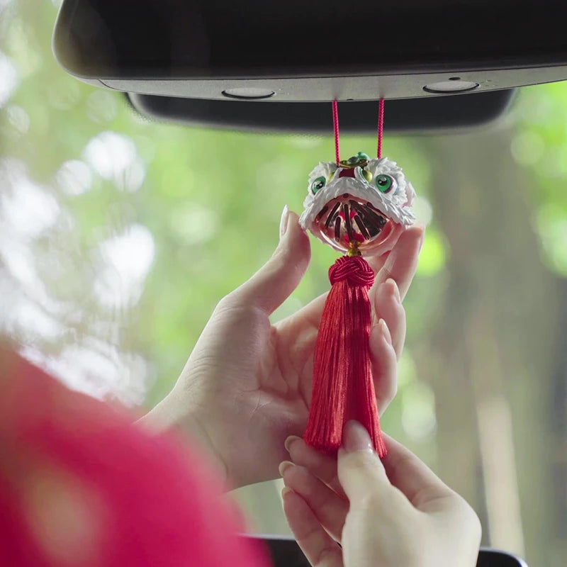 China Wind Lion Car Air Freshener perfume Automobile Interior Perfume Clip creative hanging Fragrance Ornament Car Accessories