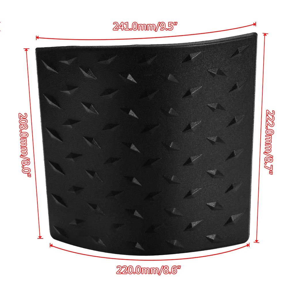 1Pair Black ABS Car Cowl Body Armor Outer Engine Hood Cowling Cover for Jeep Wrangler JK Rubicon Sahara Auto Styling Accessories
