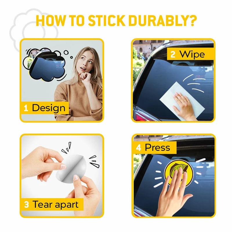 Personality Bloody Handprint Biohazard Zombie Car Sticker Funny Decal Creative Waterproof Stickers PVC F125