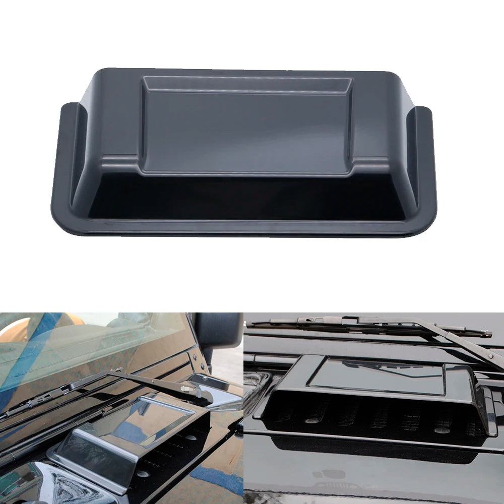 Car Engine Hood Vent Scoop Cover Air Intake Dust Rain Protective Cap for Jeep Wrangler JK TJ 1996-2017 Car Accessories