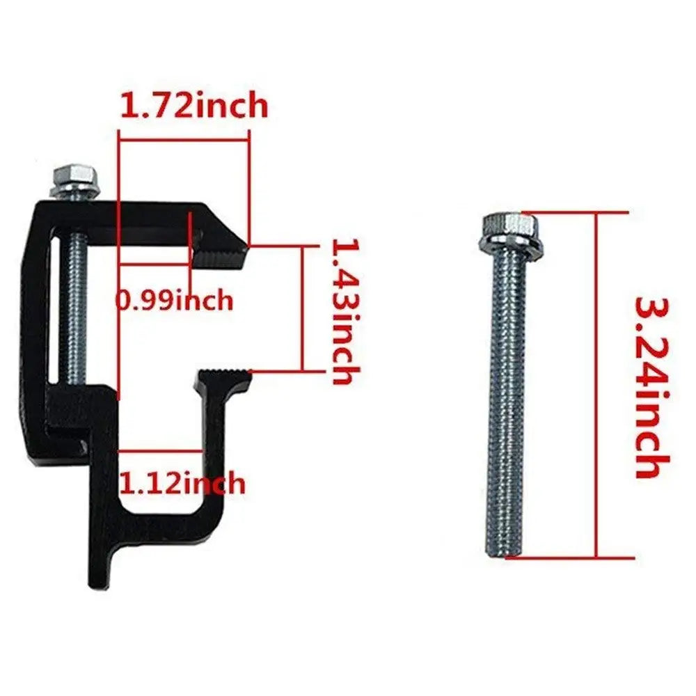 Truck Caps Camper Mounting Clamp fit Chevy Silverado Dodge Dakota Ram 1500 2500 3500 Ford F150 F250 Nissan Titan Toyota Tundra