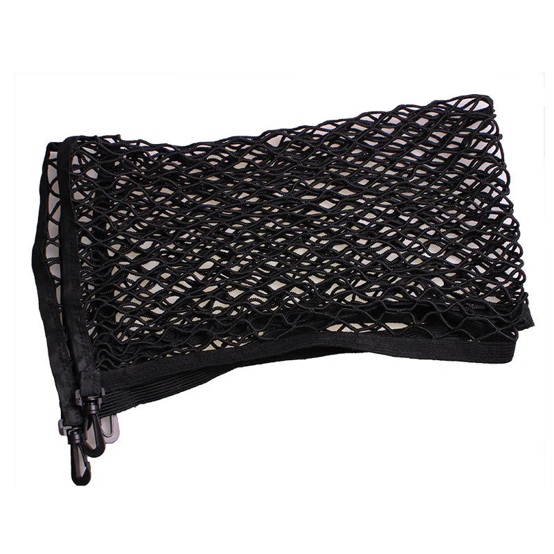 Adjustable 70*110 CM Universal Car Trunk Luggage Storage Cargo Net - Universal Stretchable Truck Net with 4 Hooks